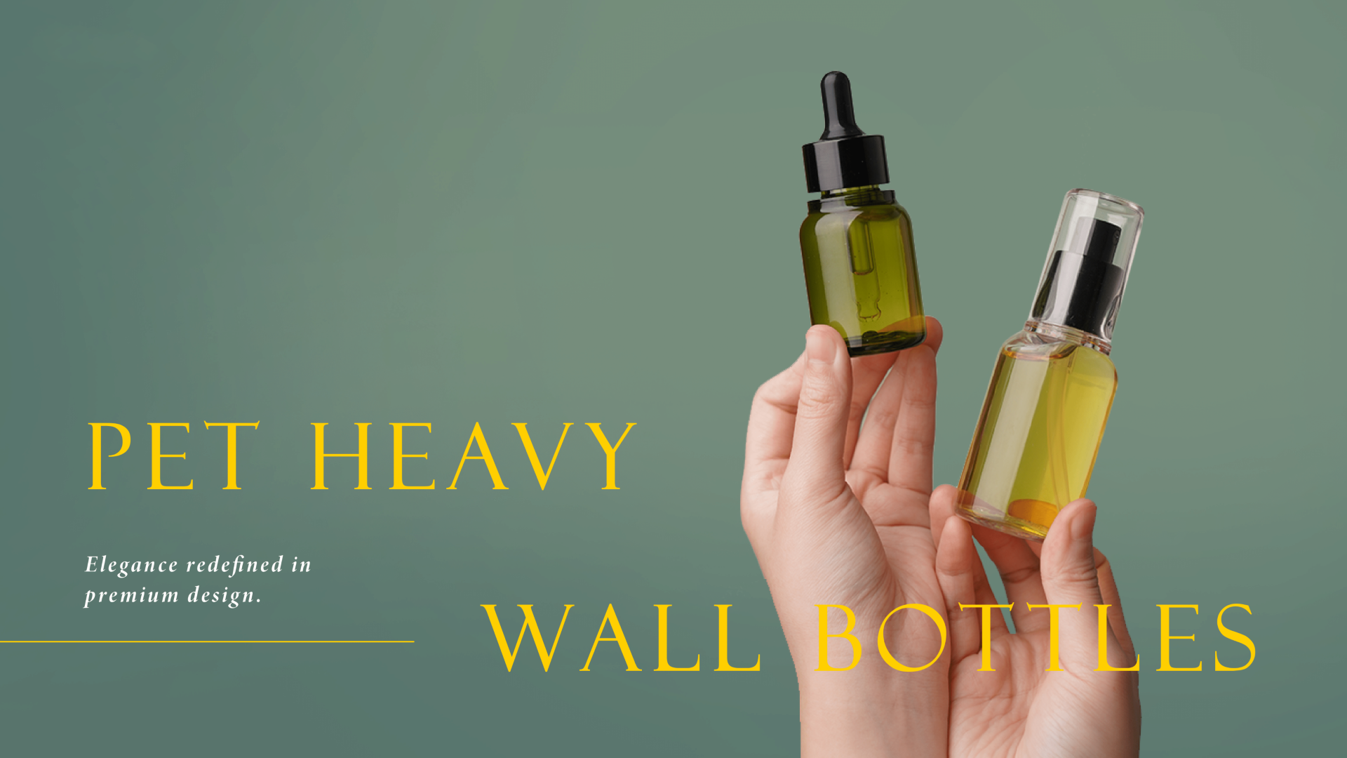PET Heavy Wall Bottle